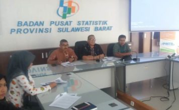 BPS Sulbar: Februari 2019 Mamuju Deflasi 0,37 Persen