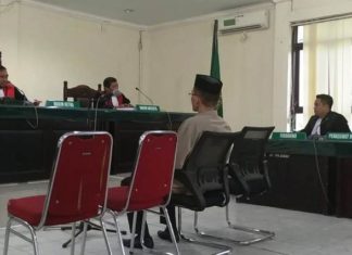 Abdul Rahman Syam Jalani Sidang Perdana di PN Mamuju