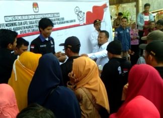 KPU Mateng Tinjau Persiapan Pemilu 2019