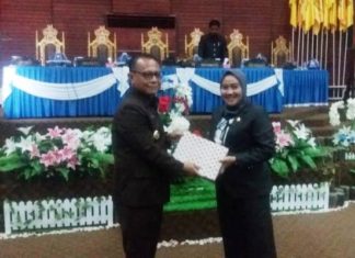 DPRD Mamuju Terima LKPj Kabupaten Mamuju Tahun 2018