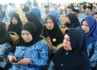 Pelantikan 127 Kepala UPTD SD dan Kepala UPTD SMP di Mateng