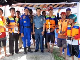 Lomba Perahu Katinting Warnai HUT Bhayangkara ke-73