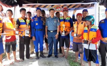 Lomba Perahu Katinting Warnai HUT Bhayangkara ke-73