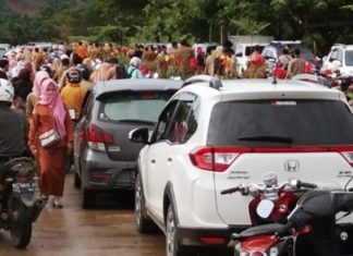 Hadir Tapi Banyak ASN yang Terlambat Ikut Upacara di Mateng
