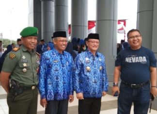 Meski Bupati Aras Hadiri Upacara Hari Pancasila, Amin Jasa Jadi Inspektur Upacara