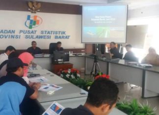BPS Sulbar Jumpa Pers Publis Hasil Survei pada Juni 2019