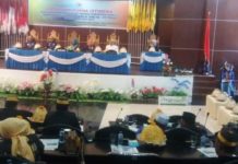 Rapat Paripurna Istimewa DPRD Mamuju Tentang Hari Jadi Mamuju ke-479