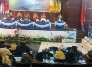 Rapat Paripurna Istimewa DPRD Mamuju Tentang Hari Jadi Mamuju ke-479