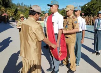 Calon Paskibraka dari Mamasa ke Provinsi dan Nasional Resmi Dilepas Bupati Mamasa