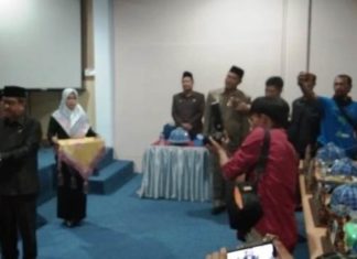 DPRD Mateng Terima Naskah LKPj Bupati Mateng Tahun Anggaran 2018