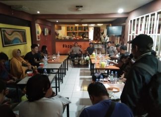 Polisi dan Wartawan di Mateng Seiring Sejalan