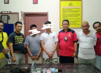 Pengedar Sabu Ditangkap di Atas Mobil Tongkang di Mateng
