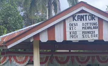 Mantan Kades Segel Kantor Desa Botteng
