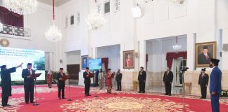 Presiden Saksikan Pengucapan Sumpah Anggota Dewan Komisioner LPS