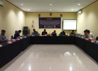 Jelang Penetapan Calon, Bawaslu Mamuju Tengah Gelar Rakor