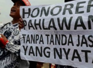 Dana Minim di Pundak Pahlawan, Dacil Guru Non PNS di Mateng