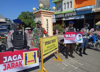 Operasi Yustisi di Mateng: TNI dan Polisi Contohkan Pakai Masker