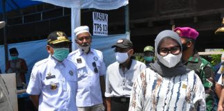 Gubernur bersama Rombongan Memantau Proses Pilkada di Empat Kabupaten