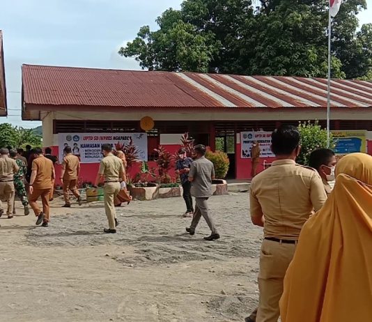 Simulasi Siswa Belajar Tatap Muka di Mateng