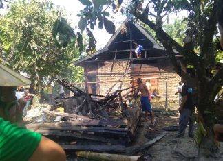 Cucu Main Api, Dapur Rumah Terbakar di Desa Keang