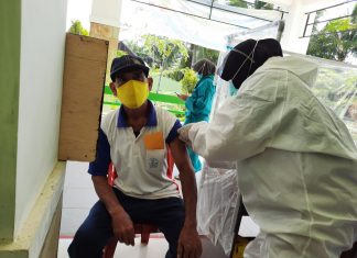 Vaksinasi Gelombang Kedua untuk Lansia di Pangale