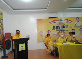 Musda Golkar Mateng, Syahril Terpilih Aklamasi