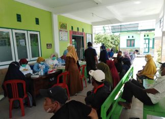 Vaksinasi bagi Masyarakat di PKM Polo Camba Telah Capai 50 Persen