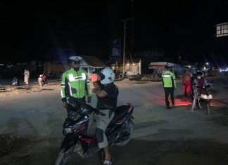 Polres Mateng Aktif Awasi PPKM 2