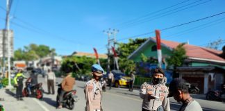 Polres Majene Pesankan, Sadar Prokes dari Hati
