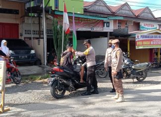 Operasi Gabungan Terkait Prokes di Karossa