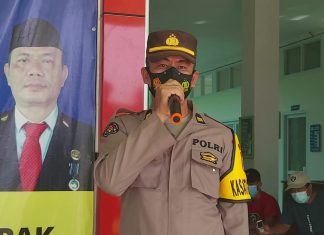 Polres Mateng Himbau kepada Peserta Vaksinasi Untuk Tetap Disiplin Prokes