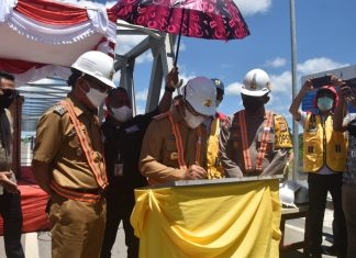 Gubernur Sulbar Resmikan Jembatan Kembar di Mateng