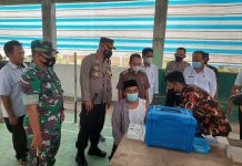 Forkopimda Pasangkayu Pantau Pelaksanaan Vaksinasi Covid-19