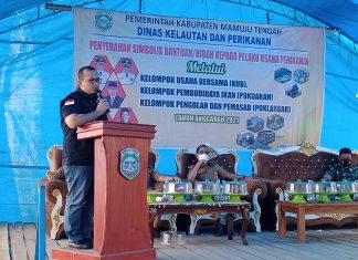 DKP Pemkab Mateng Serahkan Bantuan Hibah di Kecamatan Pangale