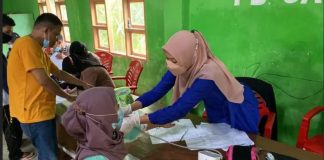 Vaksinasi, Polres Majene Sasar Desa