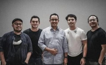 Saling Puji Nidji dan Anies di Stadion Internasional Jakarta