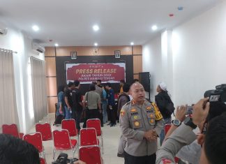 Polres Mateng Tutup Tahun Rilis Kasus Aduan Rakyat