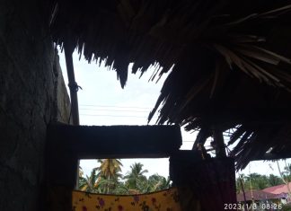 Angin Puting Beliung Hantam 13 Rumah di Mateng