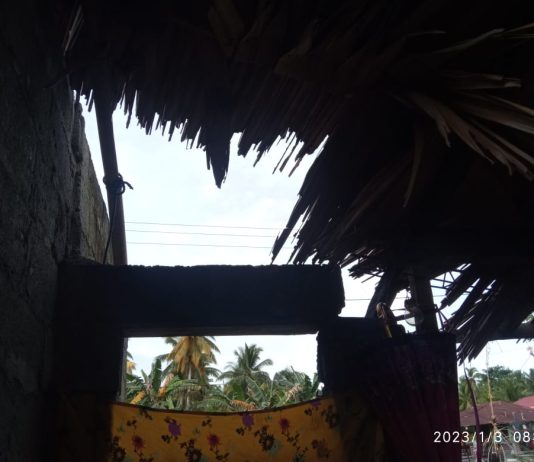 Angin Puting Beliung Hantam 13 Rumah di Mateng