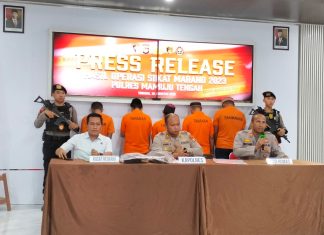 Pencuri Motor, Tas, Alat Excavator, dan Uang Ditangkap Polres Mateng