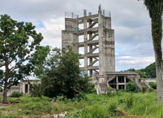 Rumput Merambat di ‘Landmark’ Mamuju Kota