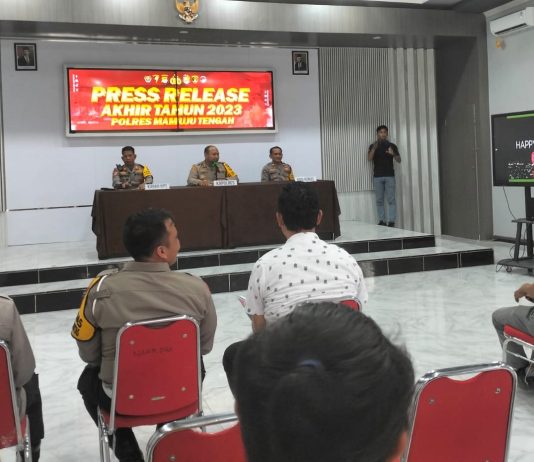 Kapolres Mamuju Tengah Ungkap Kasus Kejahatan Tahun 2023
