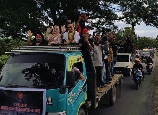 Rakyat Mateng Kawal AAT Menuju Ibu Kota Kabupaten