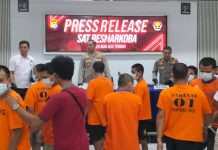 Edaran Narkoba Kian Berantai, Polres Mateng Tangkap 36 Pengguna