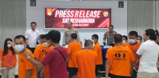 Edaran Narkoba Kian Berantai, Polres Mateng Tangkap 36 Pengguna