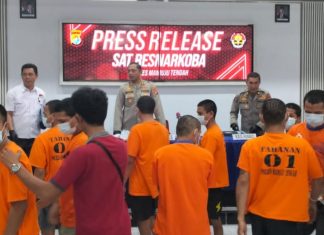 Edaran Narkoba Kian Berantai, Polres Mateng Tangkap 36 Pengguna