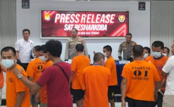 Edaran Narkoba Kian Berantai, Polres Mateng Tangkap 36 Pengguna