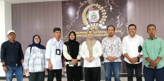 SMSI Sulbar Disambut Hangat Ketua DPRD Sulbar Amalia Fitri