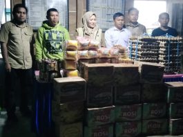 Partai Gerindra Kabupaten Mamasa Beri Bantuan untuk Korban Banjir di Aralle