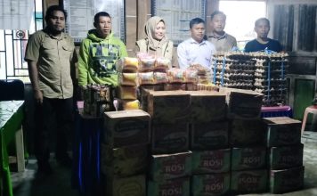 Partai Gerindra Kabupaten Mamasa Beri Bantuan untuk Korban Banjir di Aralle